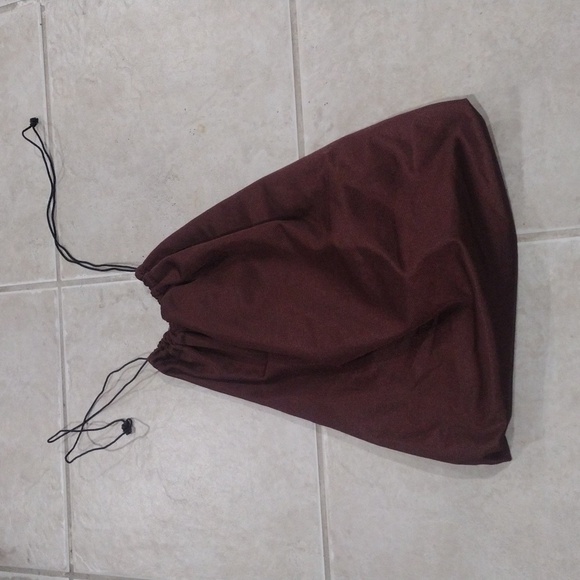 Unbranded Burgundy Drawstring Storage Dust Bag Sized 14.5 x 15-inch - Picture 5 of 6